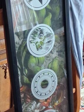 Marvel Hulk Wall Art - Green and Black Comic Print